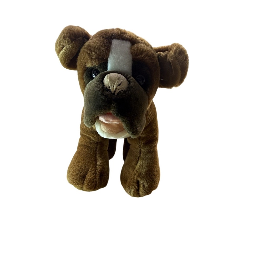 Build A Bear Bulldog Dog‎ Plush Brown Stuffed Animal Toy 16"